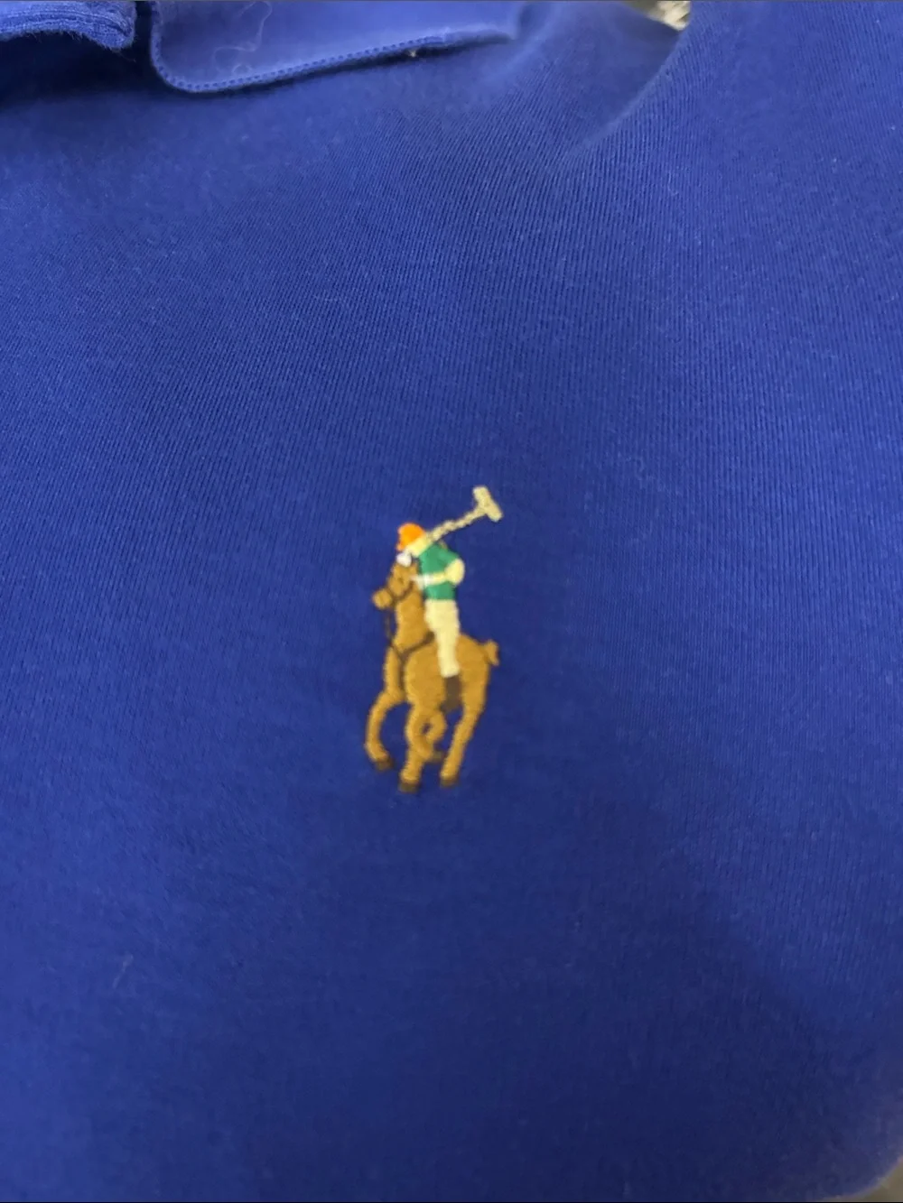 Polo by Ralph Lauren Men’s Royal Blue Polo Shirt with Embroidered Pony Sz XXL